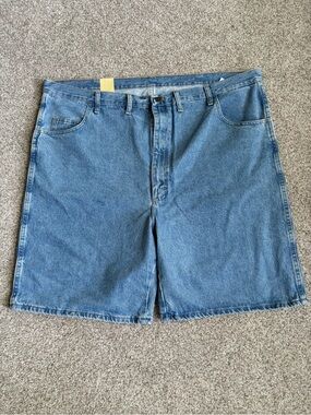 Wrangler Men's Light Blue Denim Jean Shorts